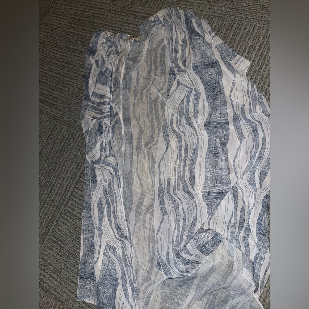 Blue boutique kimono
